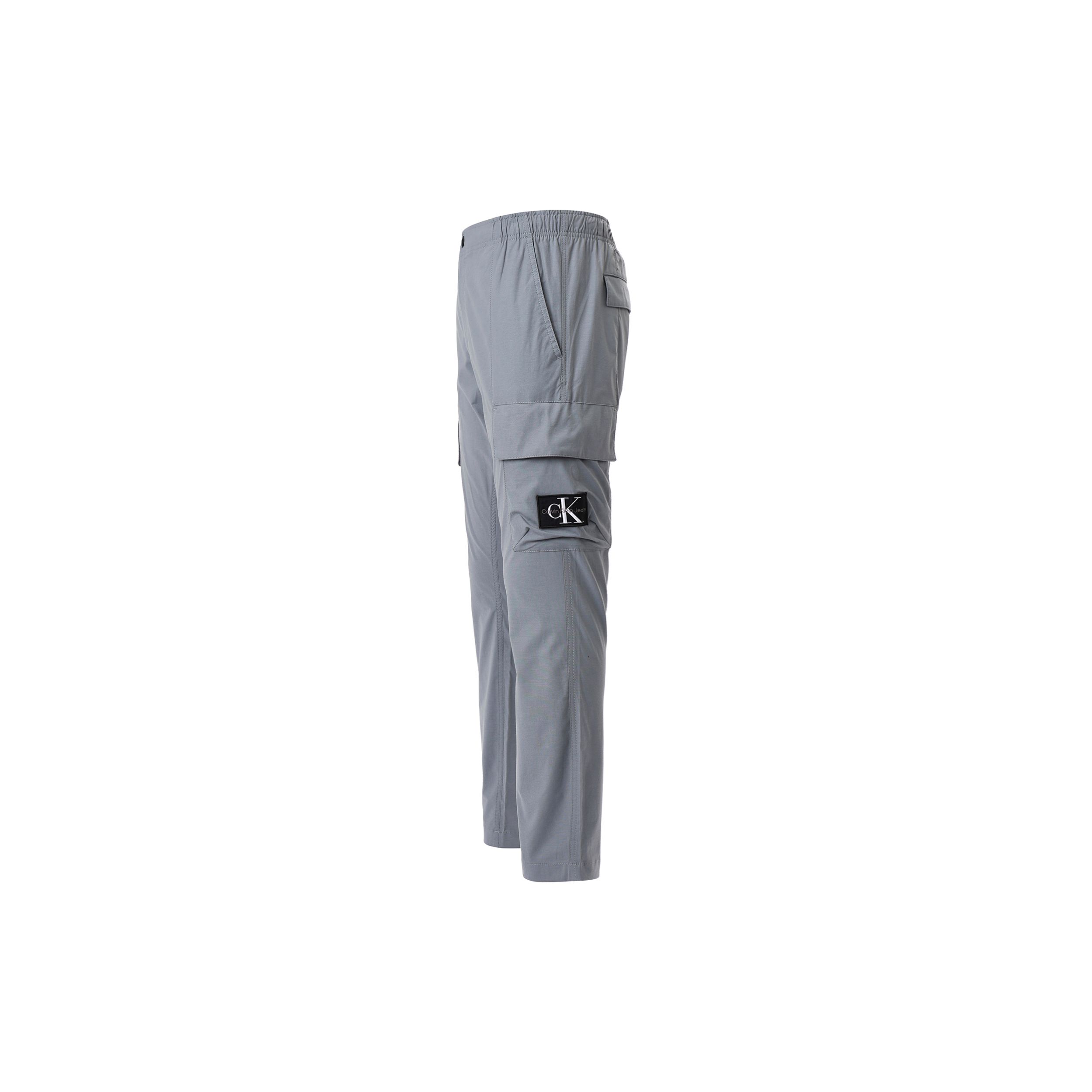 

Мужские брюки карго Calvin Klein однотонные с эластичной талией, низ светло-сине-серый J322922-PN6 S