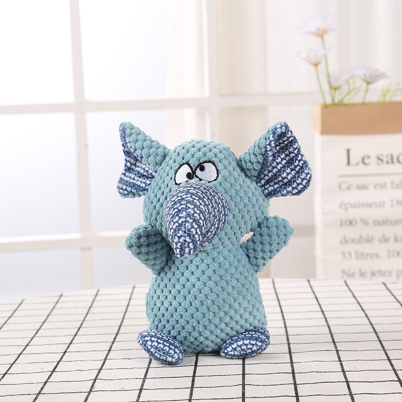 Pet sound-making plush toy, dog sound-making toy, three-color goose, chewable and teeth-cleaning toy for cats and dogs, pet supplies 24*18cm
