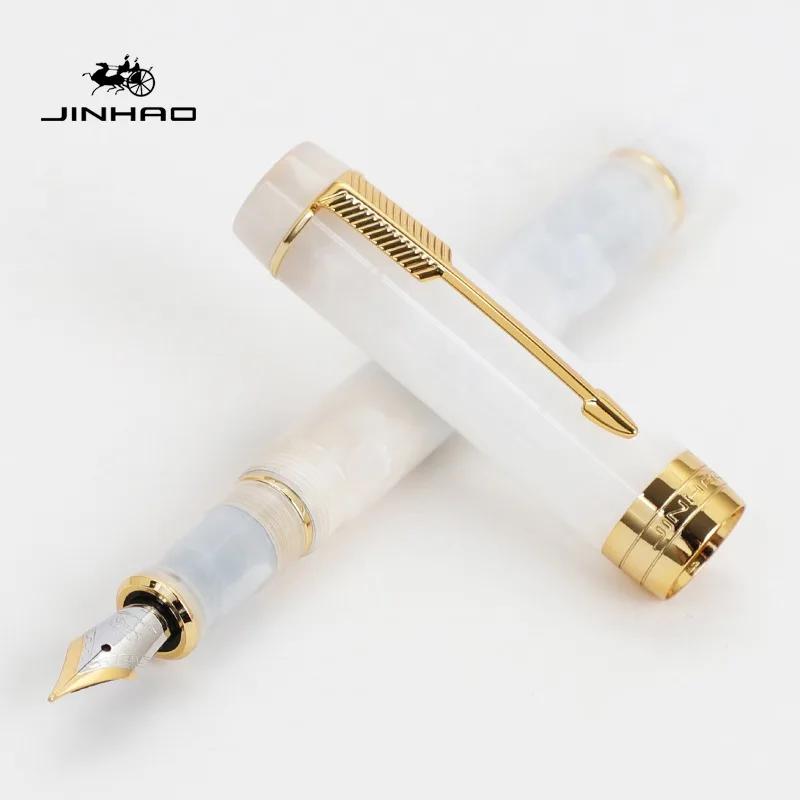 Jinhao 100 Little Centennial Resin Fountain Pen F Nib with Converter Business Writing Ink Pens Stationery School Office Supplies