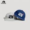Korean IG Influencer's Same Style Flat-brim Baseball Cap for Women, Quick-drying and Breathable, with a Heart-shaped Embroidery, Making the Face Look