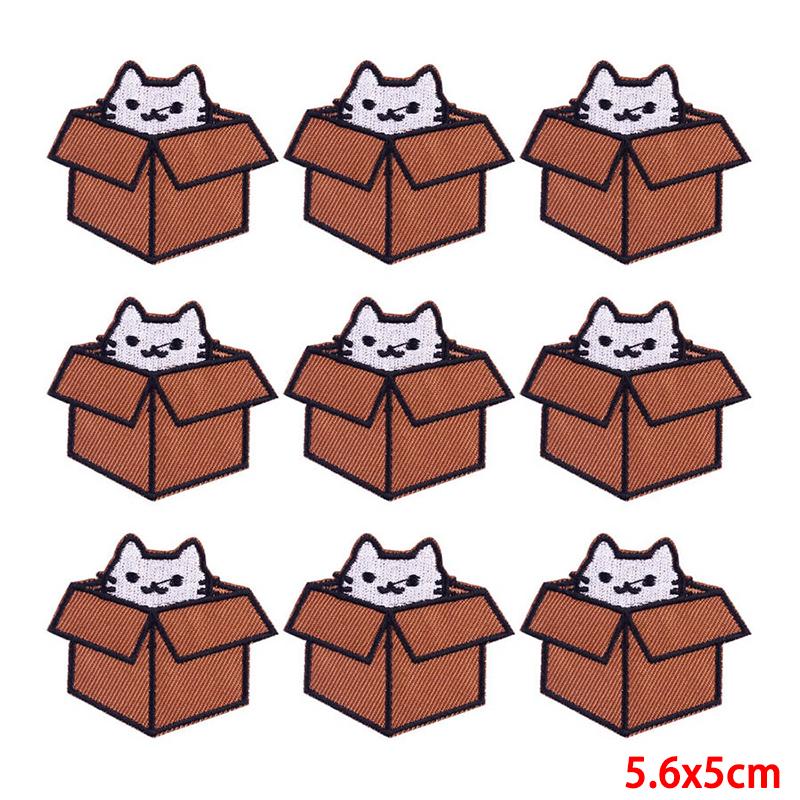 10 pezzi/lotto toppa da ricamo all'ingrosso termoadesiva sulle toppe per abbigliamento toppe su vestiti giacche decorazioni applique forniture per cucire