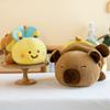Adorable Capybara Turns Into Bee Stuffed Toy Doll Pillow Perfect For Children Gifts