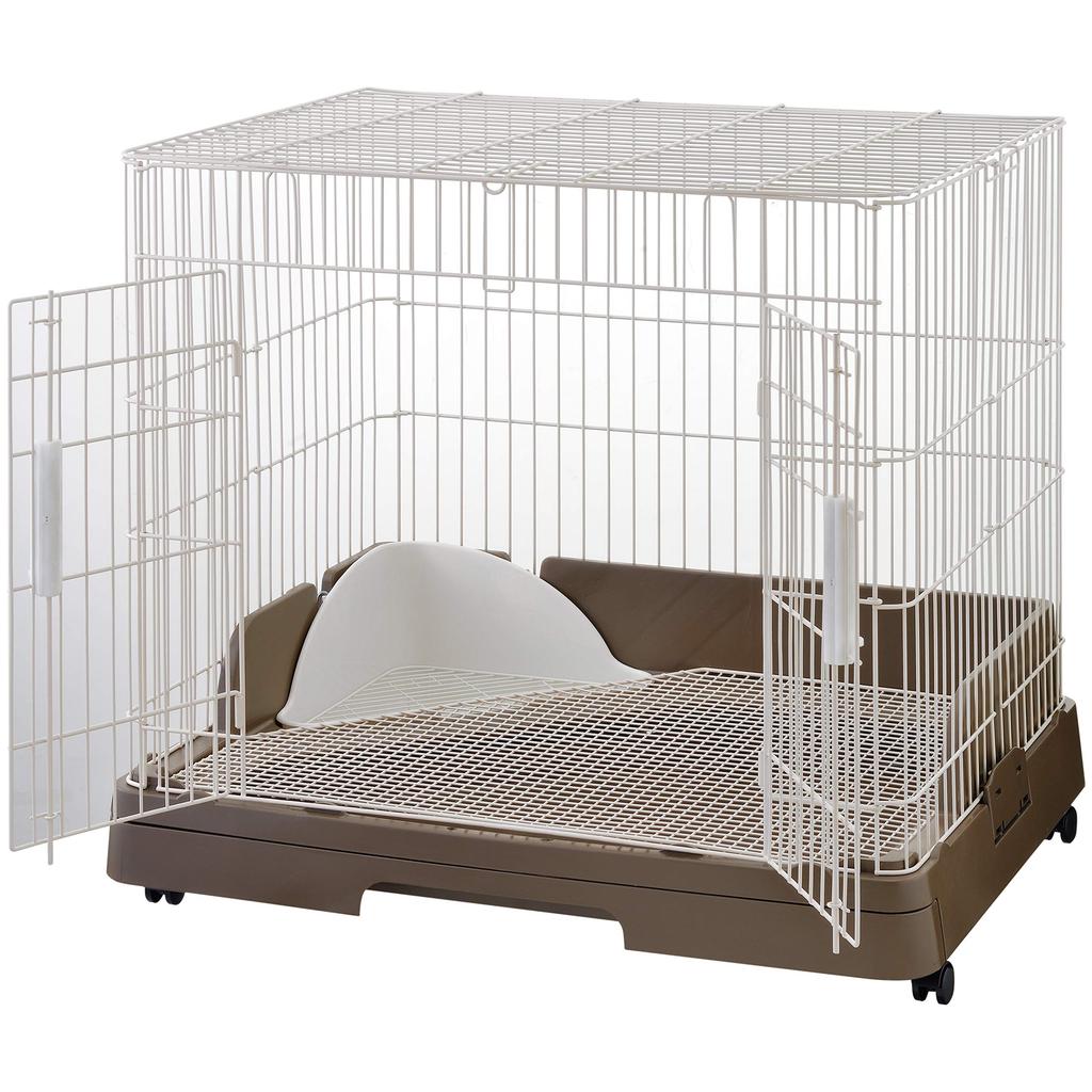 GEX Loving Smart Room Flat Floor with Few Steps Wide Opening Door Cage for Rabbits W70 X D54 X H64cm