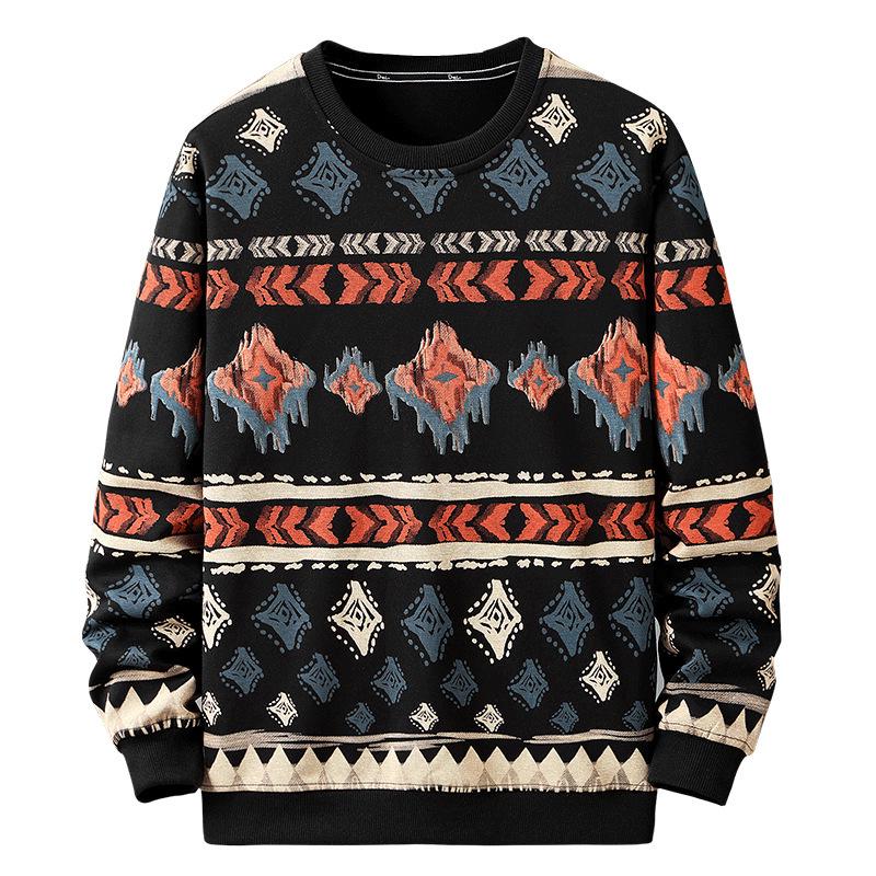 Herren Winter Kapuzenpullover mit Fleece-Futter, Übergröße, Extra Groß, Dicker Großer Größe, Trendy 300 Jin, Stil 2260-1