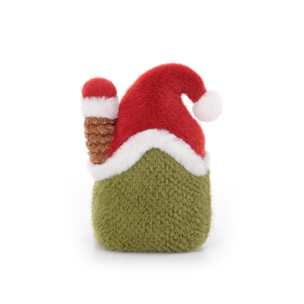 Apricot Lamb Christmas House Plush Toy for Kids, Soft and Cute Fluffy Christmas House for Girls and Boys, 18cm