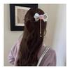 FASELE Hair Stick, Hair Accessory, Casual, Stylish, Sweet, Cute Rose Flower Ribbon Hair Clip, Popular Women's Elegant Fashionable for Kimono, Western