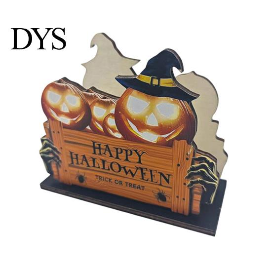 Seasonal Tabletop Ornament Halloween Wooden Napkin Holder, Ghost Pumpkin Decorative Tissue Dispenser, Festive Desktop Decoration Paper Storage