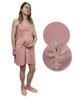 Maternity Nursing Shirt 100% Cotton With Straps Size Powder Pink