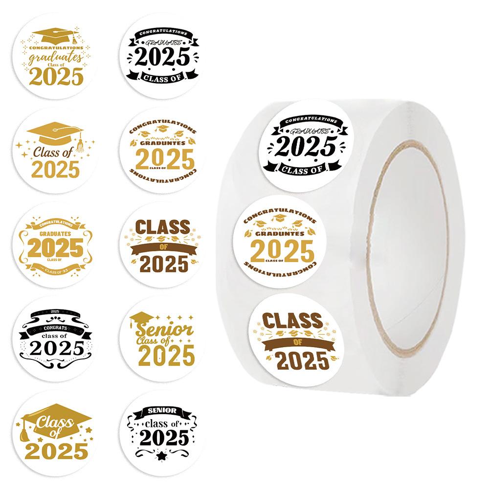 

500 Pictures/roll Roll Tape Graduation Season Sticker Hand Account Material Decorative Envelope Mouth