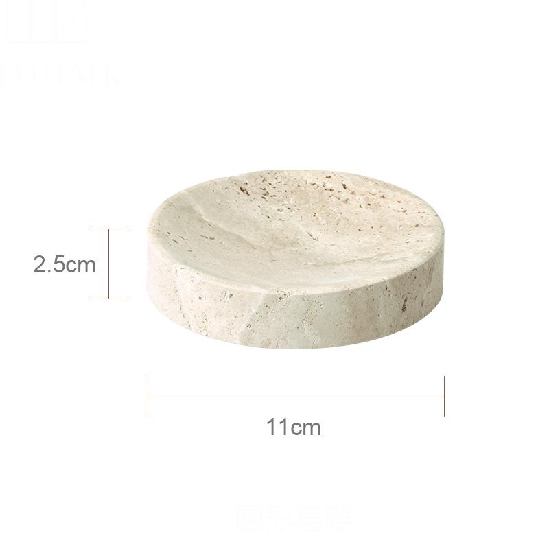 

Marble Powder Toiletries Bathroom Accessories Soap Dish Bathroom Storage Tray Square/circular Storage Cup Hand Sanitizer Bottle