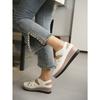 Women's Summer Hollow Wedge Thick-Soled Closed-Toe Roman Sandals, Retro Style, Available In Large Sizes.
