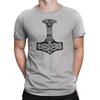 THORS HAMMER Mens Viking T-Shirt Mens Womens Tees Top Mjolnir Symbol Thor God Thunder Norse