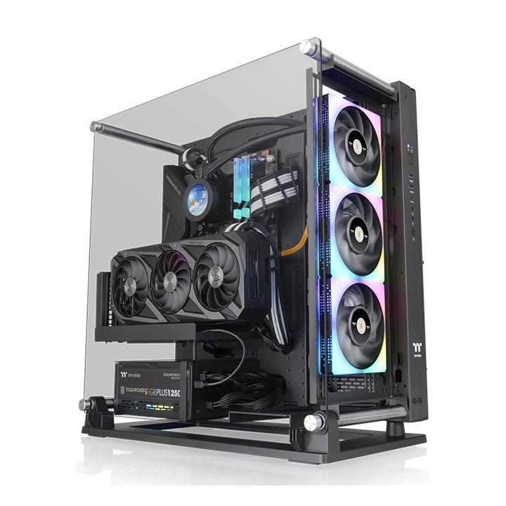 Thermaltake P3 TG Pro Tempered Glass Black Schwarz Mid Tower Gaming Gehäuse - Image 5