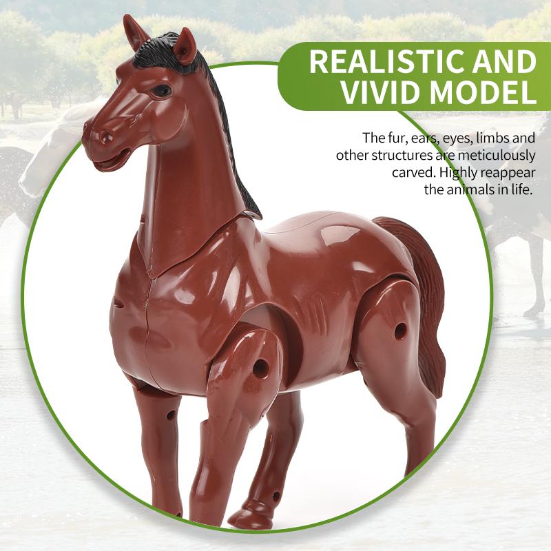 Gratis Frakt Batteridrevet Simulasjon Husdyr Kanin Sebra Hest Melkeku Kveg Gutt Jente Bursdag Leke Gave