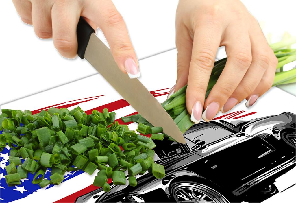 Szklana płyta ochronna na kuchenkę 90x52 Auto