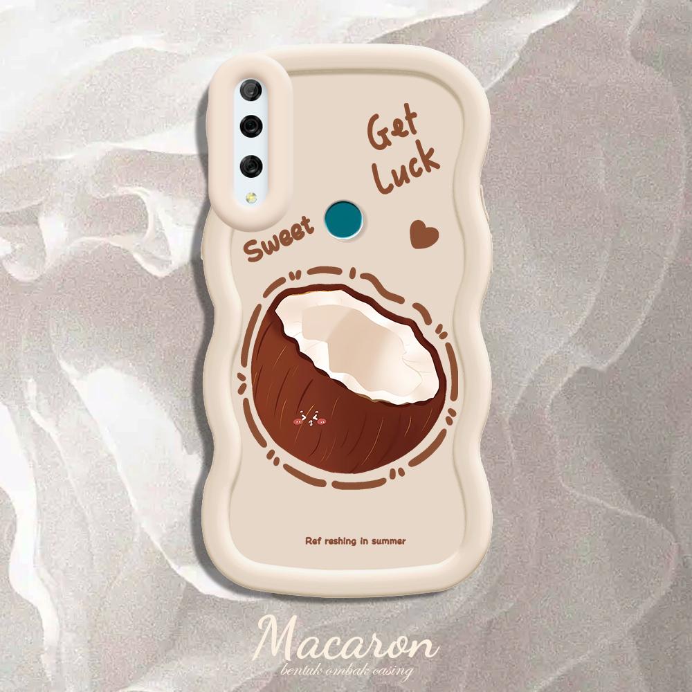 Painted Pattern Big Wave Edge Soft Silicone Material Macaron Phone Case Shockproof Protective Rubber Casing for iPhone Huawei Honor Infinix Tecno