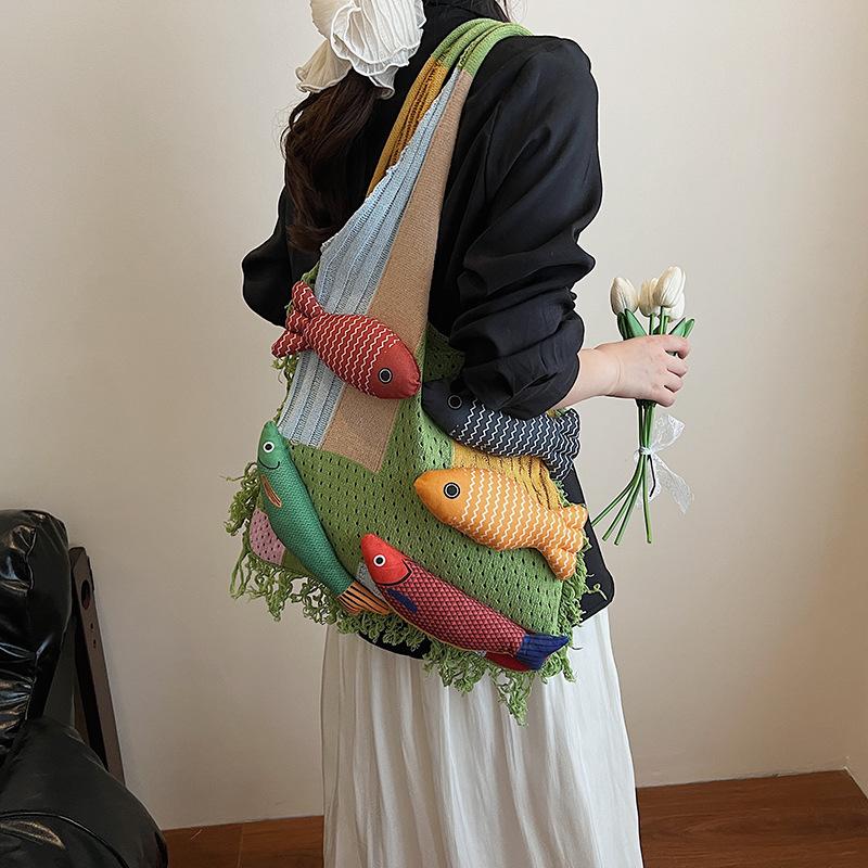 New foreign style texture simple casual niche large capacity tote bag 2025 summer fashion women's shoulder bag