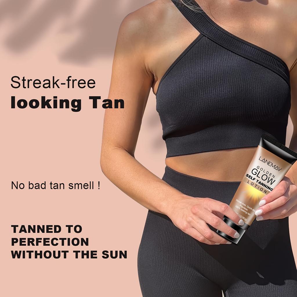 Sunless Tanner - Bronzer Buildable Light, Medium or Dark Tan, Instant Body Bronzer & Gradual Sun-kissed Glow