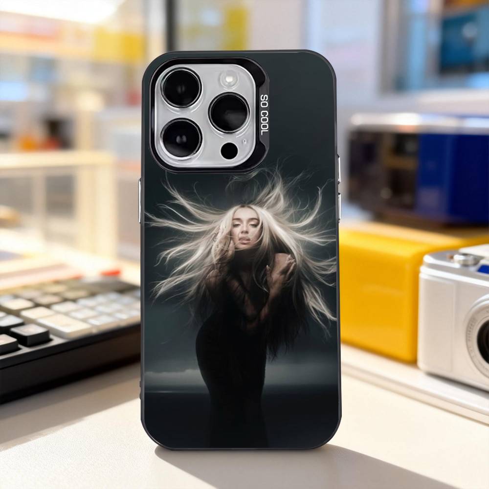 L-Lola Singer Indigo Cool Phone Case For iPhone 17,16,15,14,13,12,11,Pro,XS,Max,Plus,Mini,SE4,E Black Matte Shockproof Cover