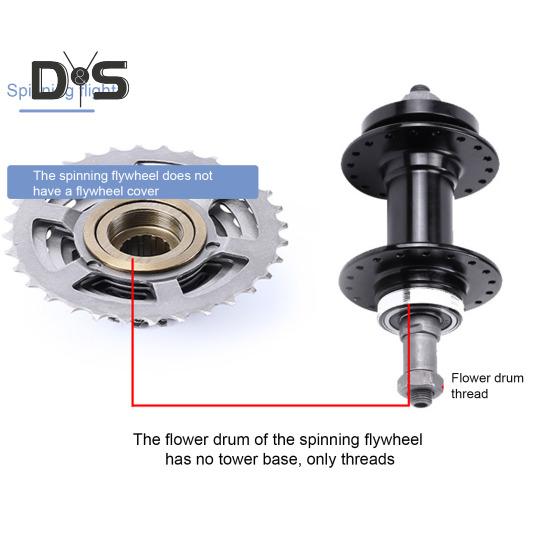 Bicycle Flywheels Remover Bike Freewheel Disassembly Tool Road Mountain Bike Repair Tool for Removing And Installing Flywheels
