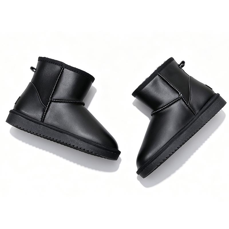 Women's Australian Classic Ankle Snow Boots Waterproof Genuine Leather Faux Fur Lined Winter Warm Non-Slip Short Boot 2026
