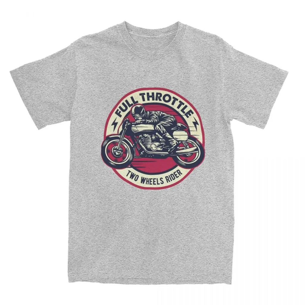 Summer Full Throttle Cafe Racer Rockabilly Biker Shirt Merch Men Women Awesome Motorcycle Motor T-shirt