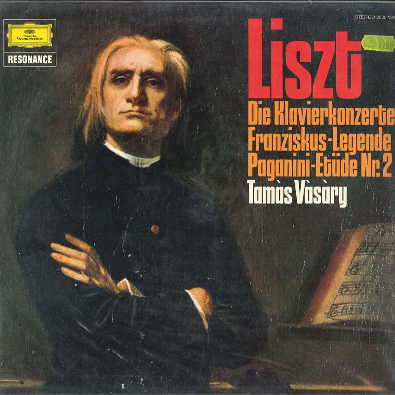 LP Record FRANZ LISZT, TAM?S V?S?RY - Klavierkonzerte / Franziskus-Legend 2535131 Deutsche Grammo 1975 Germany Classical Used