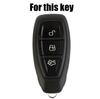 Prívesok na kľúče do auta Retiazka na kľúče Kryt Púzdro Ochranný kryt z PU kože 3 tlačidlo pre Ford Focus C Max Mondeo Kuga Fiesta Galaxy Auto