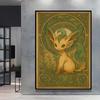 Hot Anime Poster Pokemon Gengar Canvas Printing Cartoon Character Pictures Diverse Sizes Home Bedroom Decor Friends Gift Classic