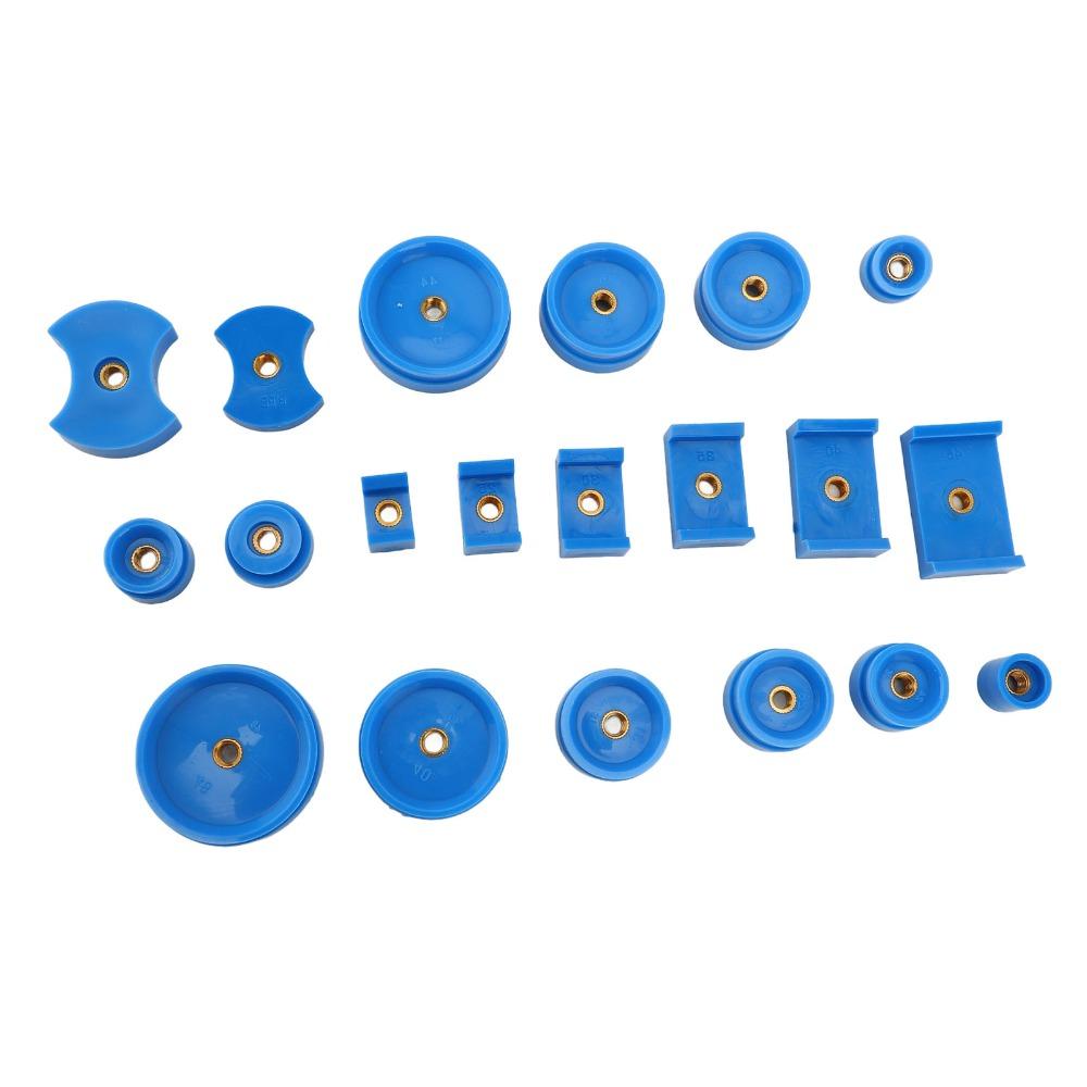 20Pcs Plastic Dies Watch Press Dies Kit Blue Color Watch Case Press Dies  Watch Repair