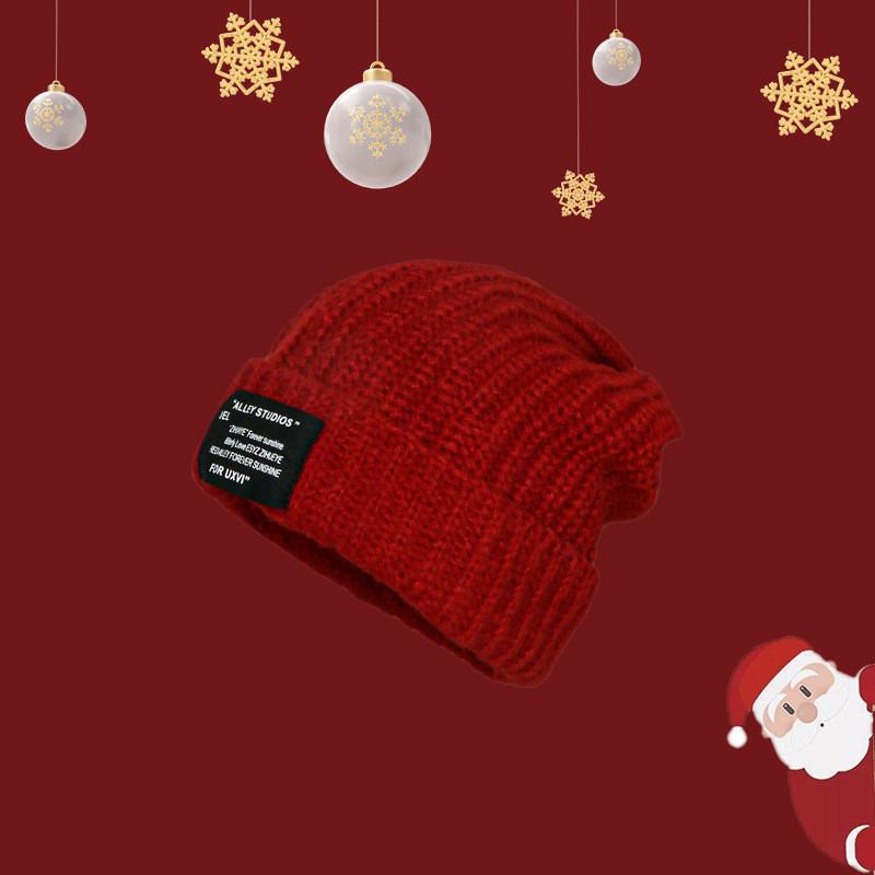 

Women s Red Plaid Winter Scarf - Versatile Knitted Wool Snood for Birthday, Christmas & New Year One Size