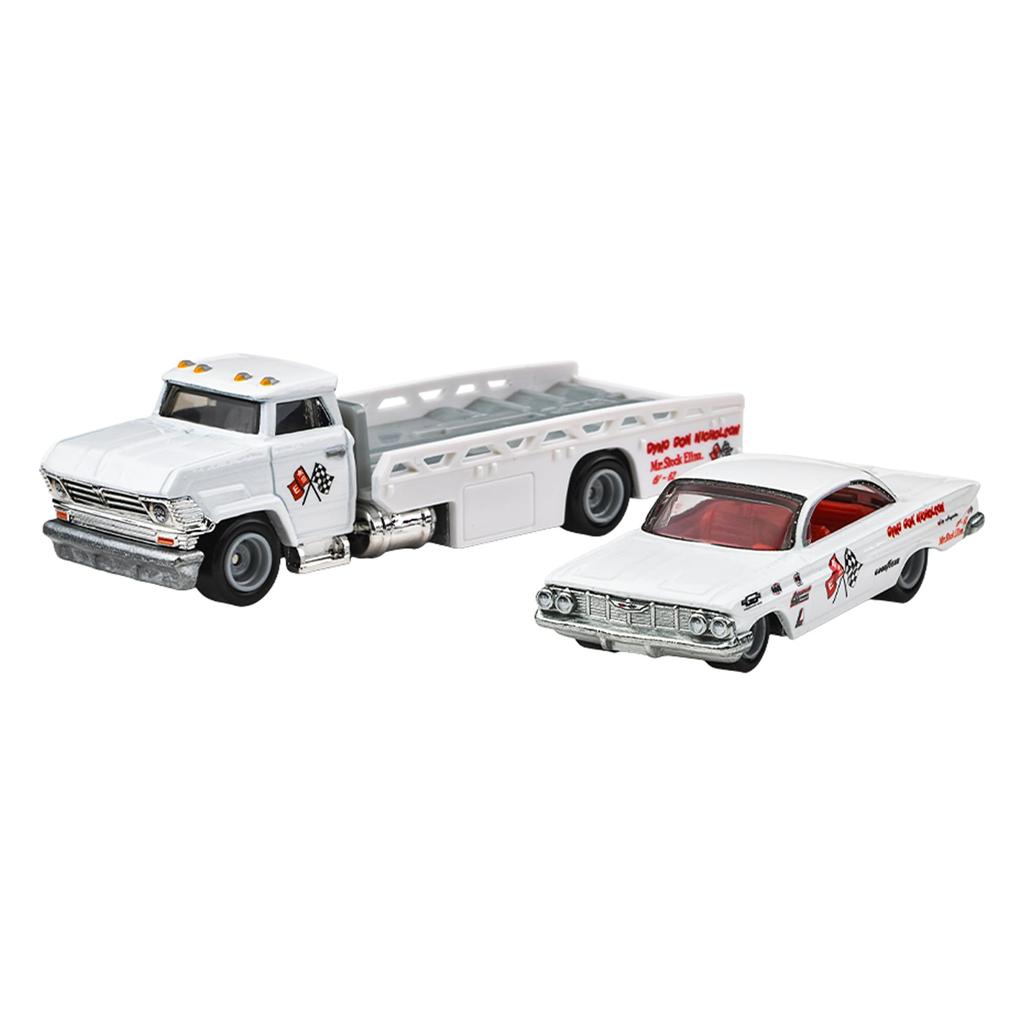 Hot Wheels Team Transport Assortment Vehicle Miniature 2 Cars per Set x 4 Sets Ages - Toys, Cars, (Boxed Set), 3+, Multi-color, FLF56-987J