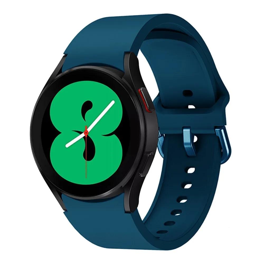 20mm Silicone Strap For Samsung Galaxy Watch 7/6/5/4 40mm 44mm Pro 45mm Bracelet Belt Galaxy Watch 6 4 Classic 47mm 46mm Correa