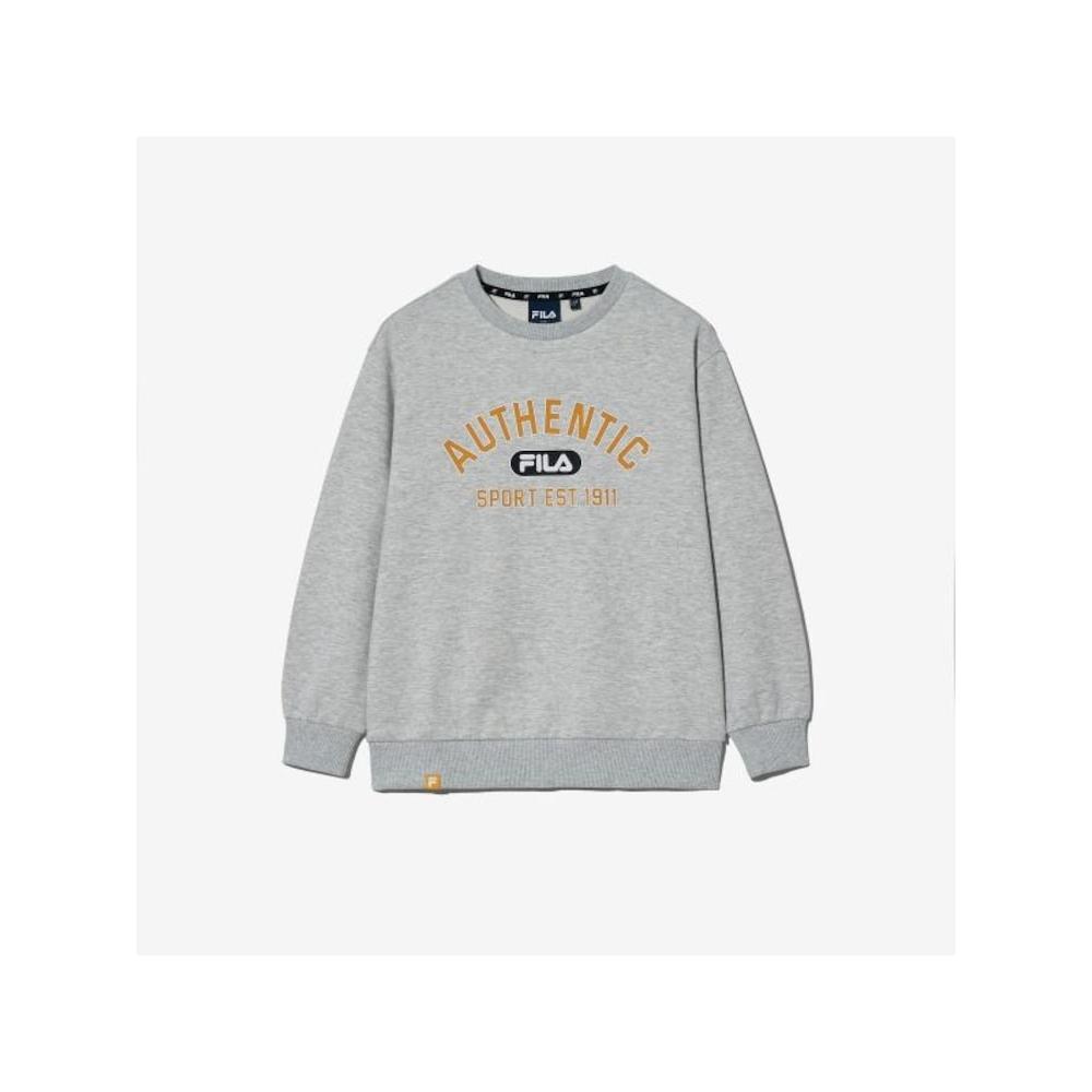 

[fila Kids] Varsity Logo Sweatshirt Fk2pog3405x Wtm q0zFk2pog3405xWtm WHITEMELANGE/110