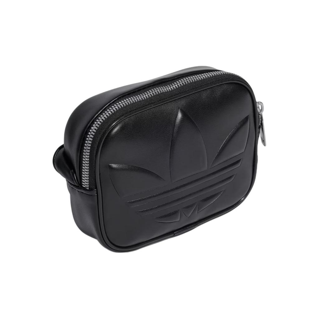 Adidas Originals Adjustable Shoulder Strap Zipper Closure Mini Crossbody Bag Women Bags Black IT7379