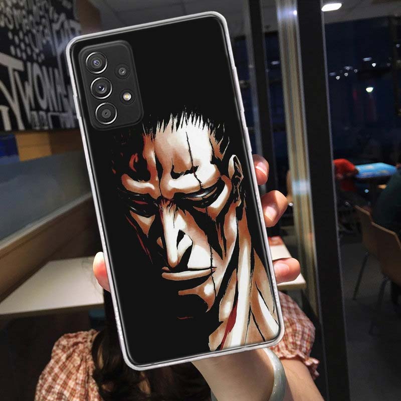 BLEACH Zaraki Kenpachi Phone Case for Samsung A54 A57 A37 A17 A14 A15 A12 A24 A34 A55 A35 A25 A52S A07 A05S A04S A22 A32 A72 Gal