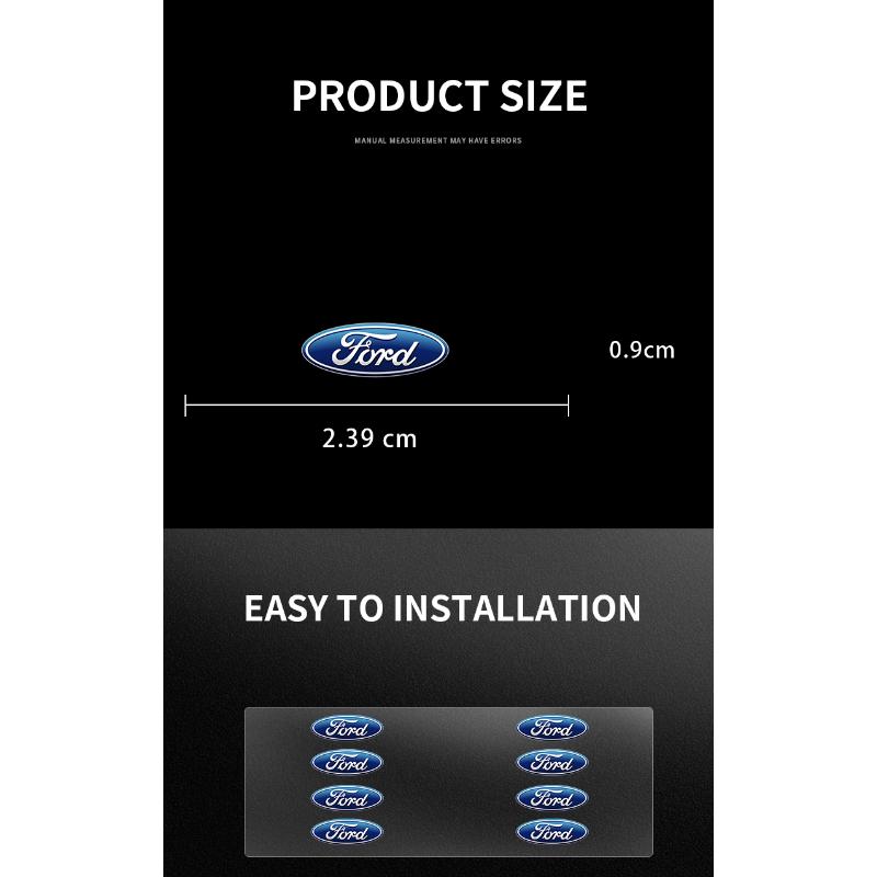 Stilizare Auto 3D Aliaj Metal Emblemă Motocicletă Insignă Autocolant Pentru Ford Focus Mondeo Kuga Fiesta MK7 Escort Explorer Edge 2 4 MK2 MK4