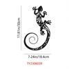 1pc 2D Lizard Metal Wall Art - Eye-Catching Home Decor for Living Room, Bedroom, and Office Wall Decor Metal Wall Hanging