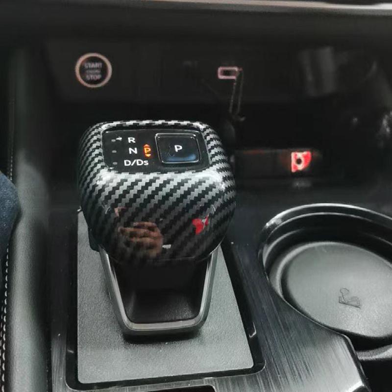 Styling vozu Pro Nissan Rogue T33 Qashqai J12 Pathfinder   ABS Uhlíkové vlákno Kryt Rukojeť Řadicí páky Převodovky Ozdoba