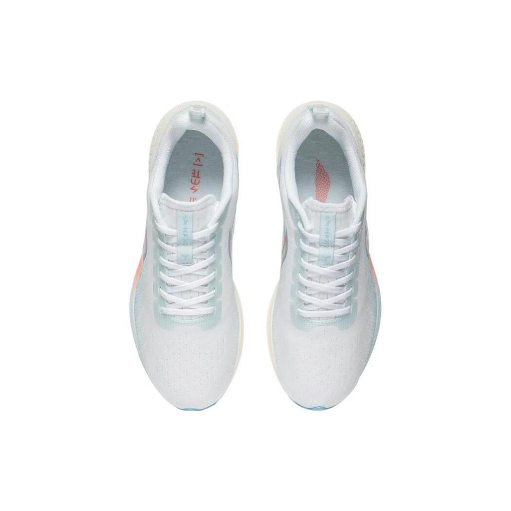 Li Ning Red Hare 5 Abrasion Resistant Breathable Low top Running Shoes Women's White Blue ARMT048-2