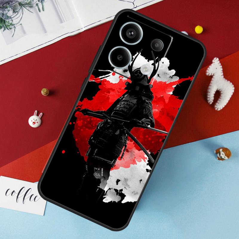 Japanese Samurai Warrior Case For Xiaomi Redmi Note 14 12 11 10 13 Pro 15 Pro Plus Redmi 15 14C 10C 12C 13C 15C Cover