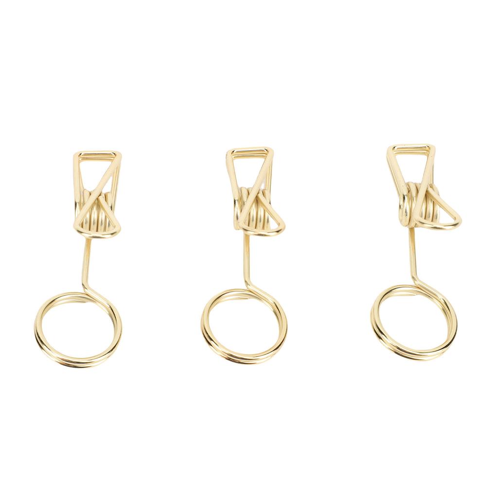 10Pcs Table Card Clips Reusable Metal Desktop Number Menu Display Holder for Wedding Event Restaurant Parties 70mm Gold