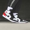 Jordan 1 Mid SE White Black Red Spruce GS BQ6931-100