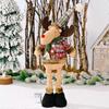 Christmas Dolls Tree Decor New Year Ornament Reindeer Standing Doll Merry Christmas Decoration