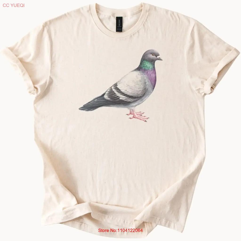 Pigeon T Shirt Realistic Bird Art Urban Wildlife Animal Lover Vintage Designer Clothes Stylish Breathable Streetwear