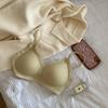 Wheat Ear Lace Seamless Sports Bra - Fixed Cup, Enhances Small Chests, Prevents Sagging, Sexy Look