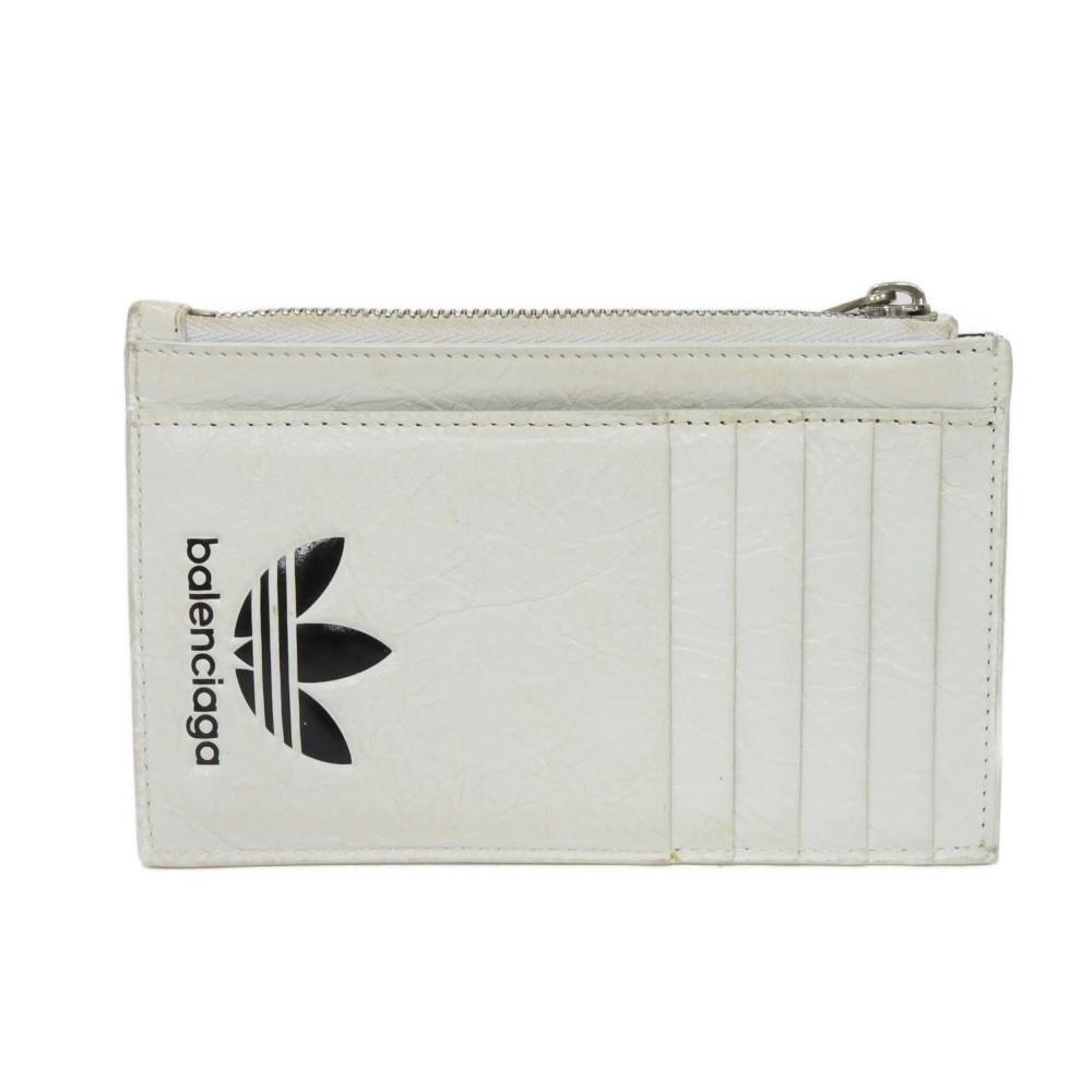 

Used 11221 Trefoil Logo Fragment Case 721896 2IDM6 9160 7943 Striped Card Case Adidas White Men s from Japan AUTHENTIC