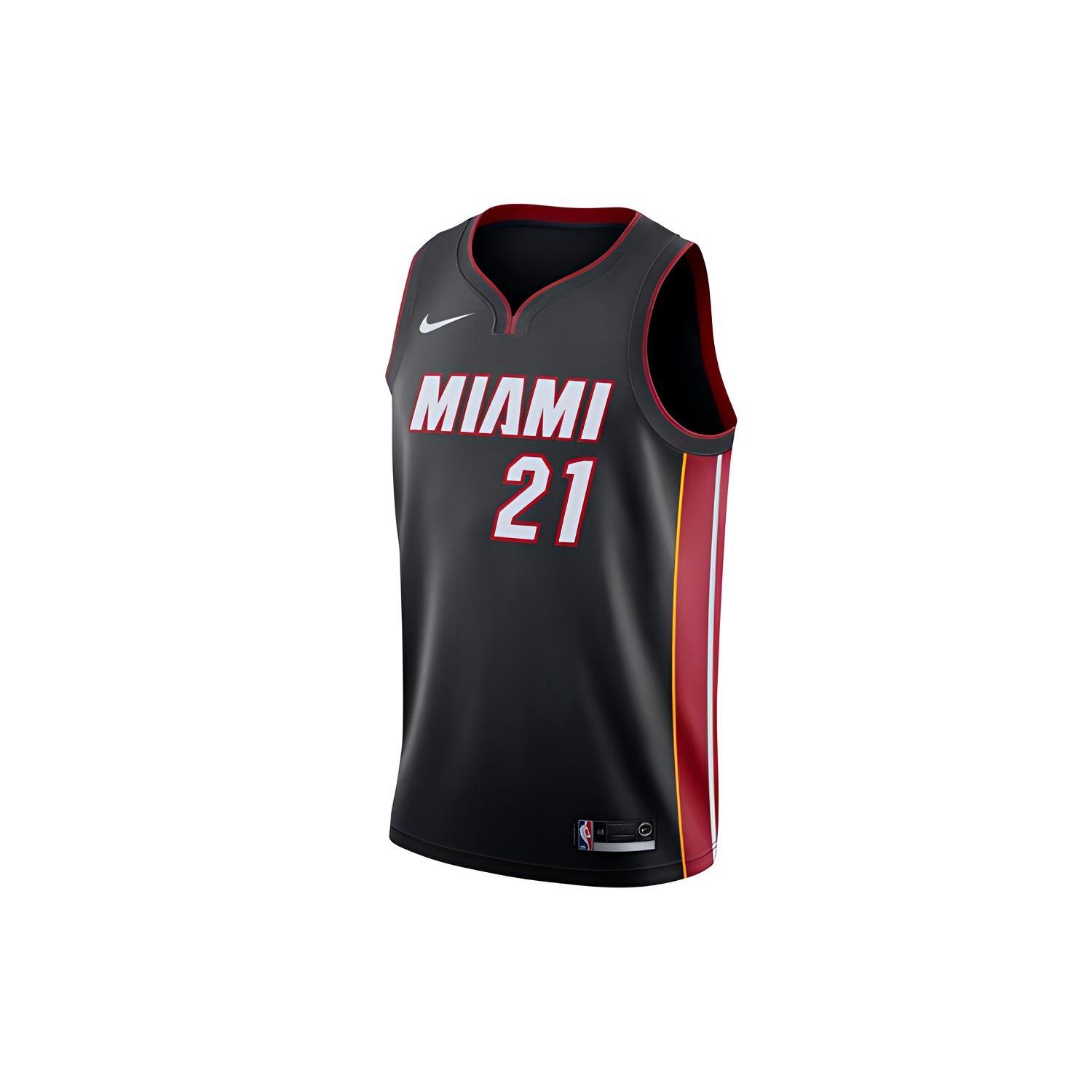 Nike Icon Edition NBA Team limited Jersey SW Fan Edition Miami Heat 21 Black Men s 864487-010 S