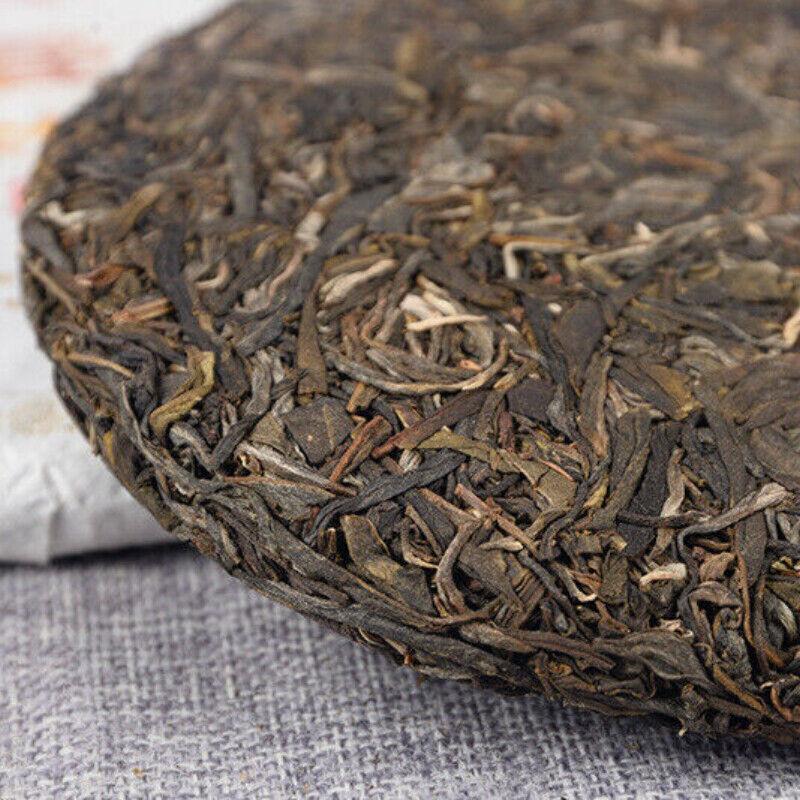 357 гMansong Raw Cake Puerh Raw Tea 2020 Mansong Spring Tea Raw Puerh Yunnan Tea — фото 8