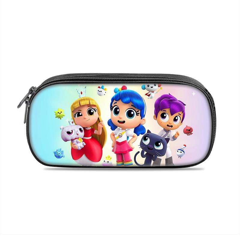 True and the Rainbow Kingdom pencil case storage pencil case large capacity cartoon print for male and female students